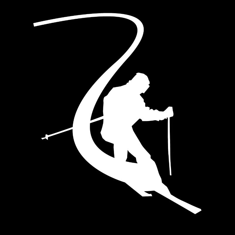 Skifahrer T-Shirt Geschenkidee Geschenk
