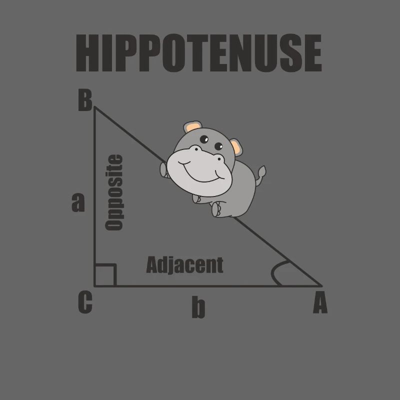 Nerd Geometry Hippotenuse Hypotenuse Math