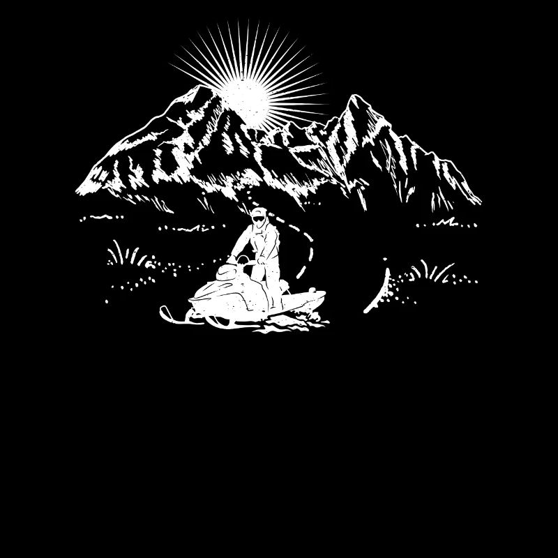 Snowmobile Snow Machine Mountain Winter Sport