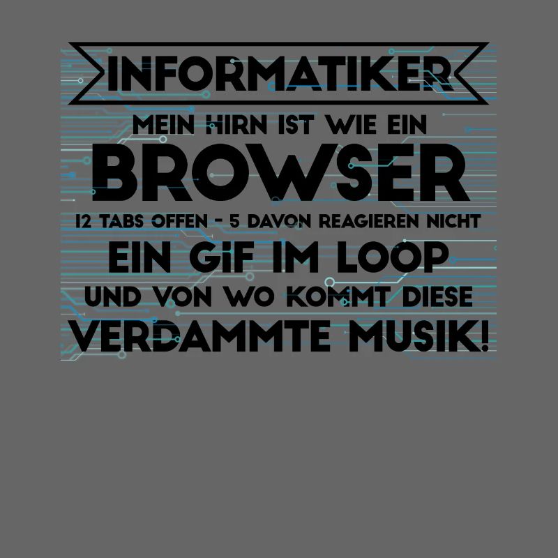 Informatiker Informatik Programmierer Nerd Geek