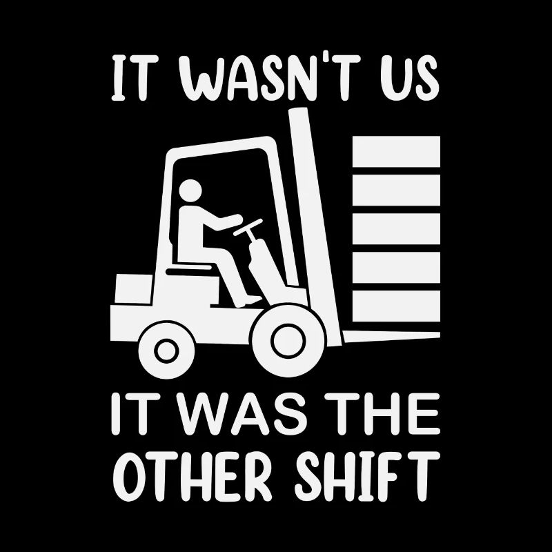 Forklift driver operator funny design
