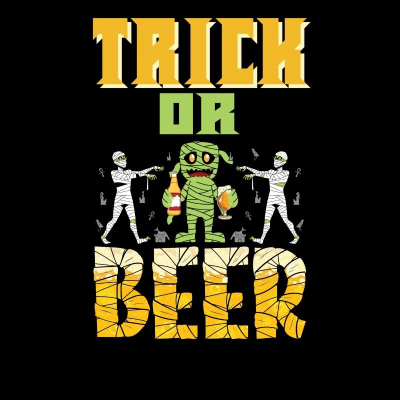 Trick Oder Bier Halloween Mumie Alkohol Ghoul