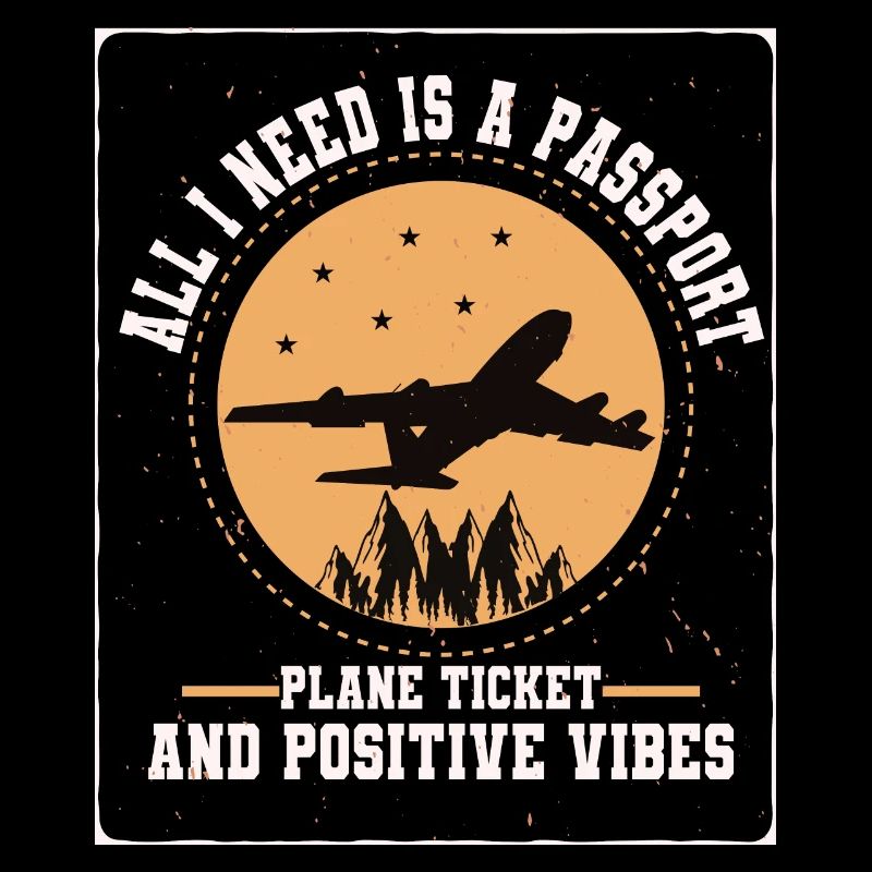 All I Need Passprot Plane Ticket