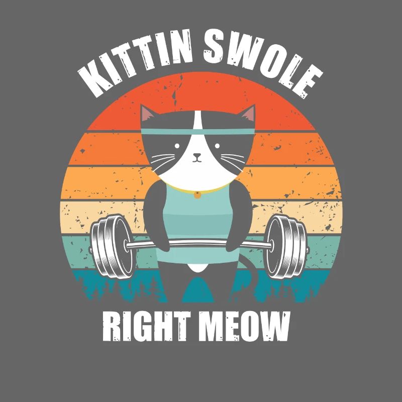 Hilarious Kitten Swole Exercise Exercice de chaton