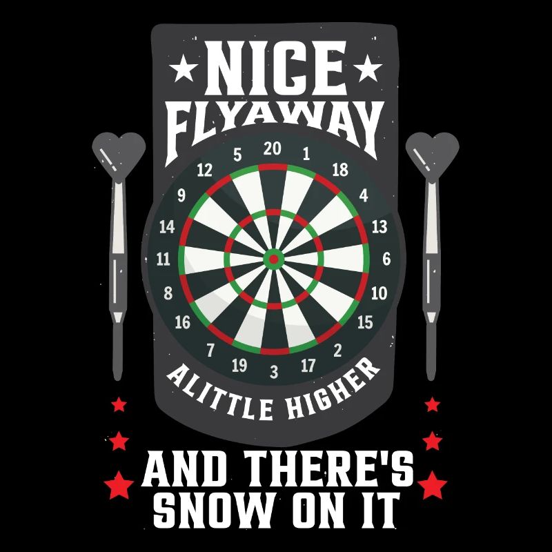 Dart Player Bullseye Funny Darts