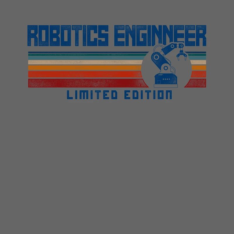 Robot Robotics Engineer Retro