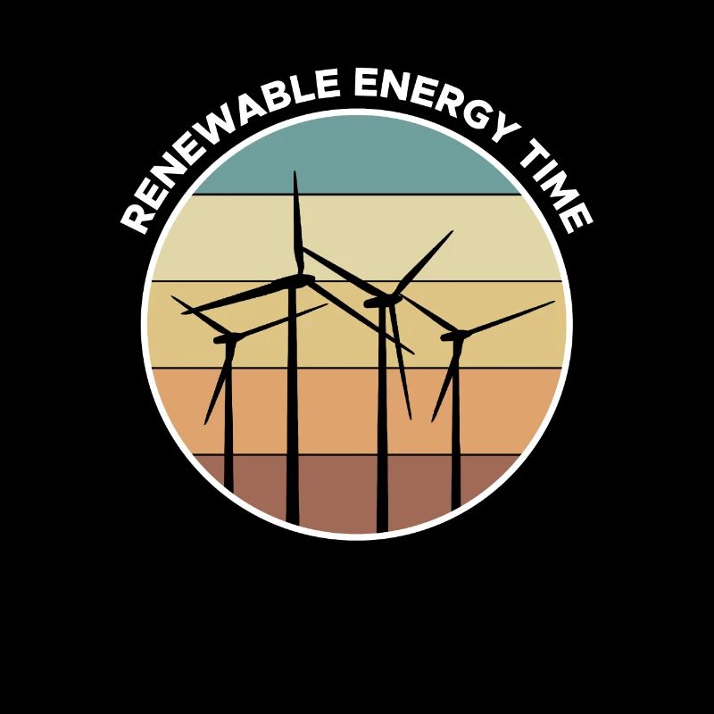 Renewable Energy Time Shirt Gift