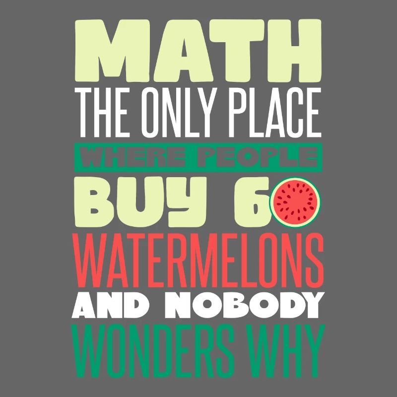 Math Pastèque drôle