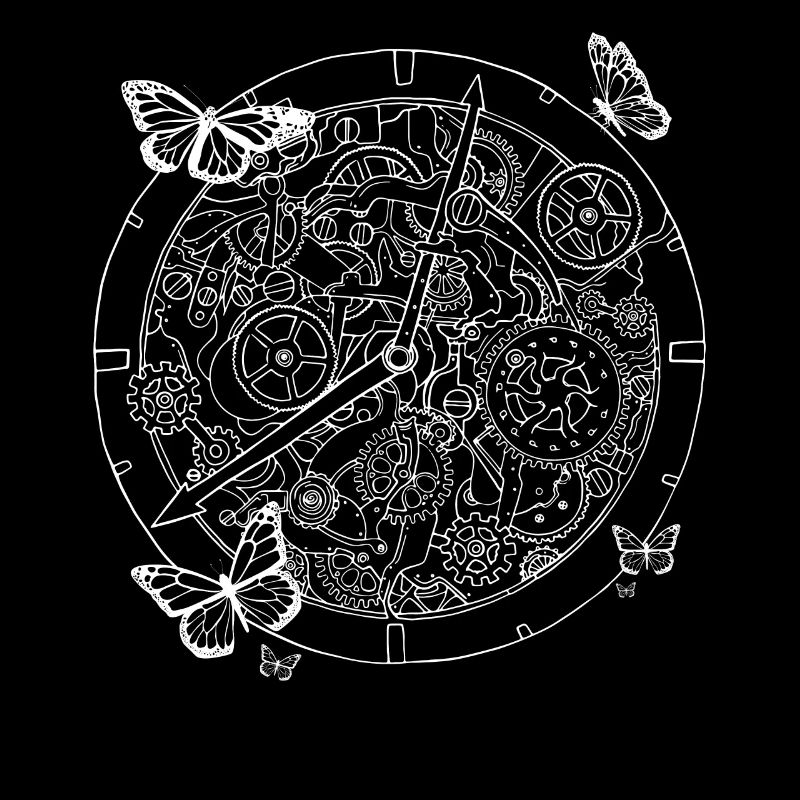 Humorous Steampunk Clock Mechanical Sarcastic