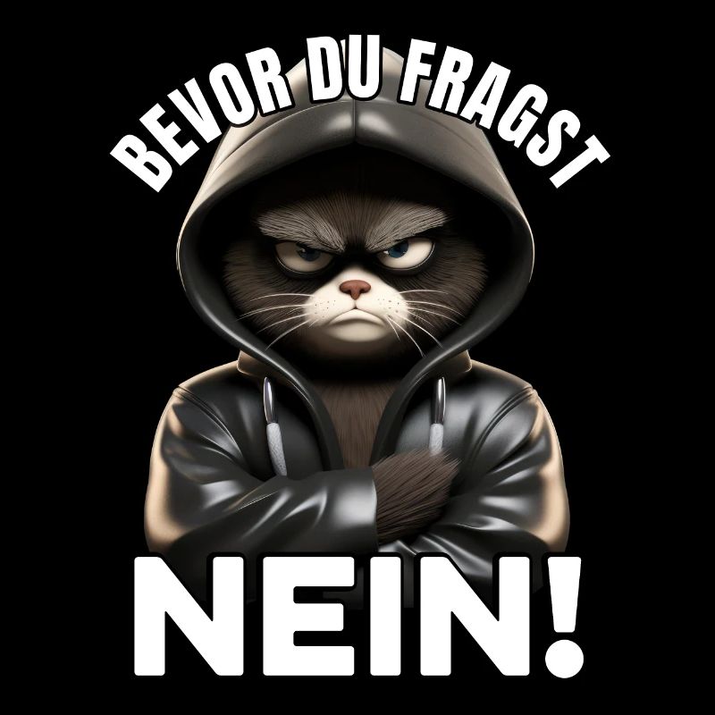 Lustige Mürrische Katze Mit Spruch Geschenk