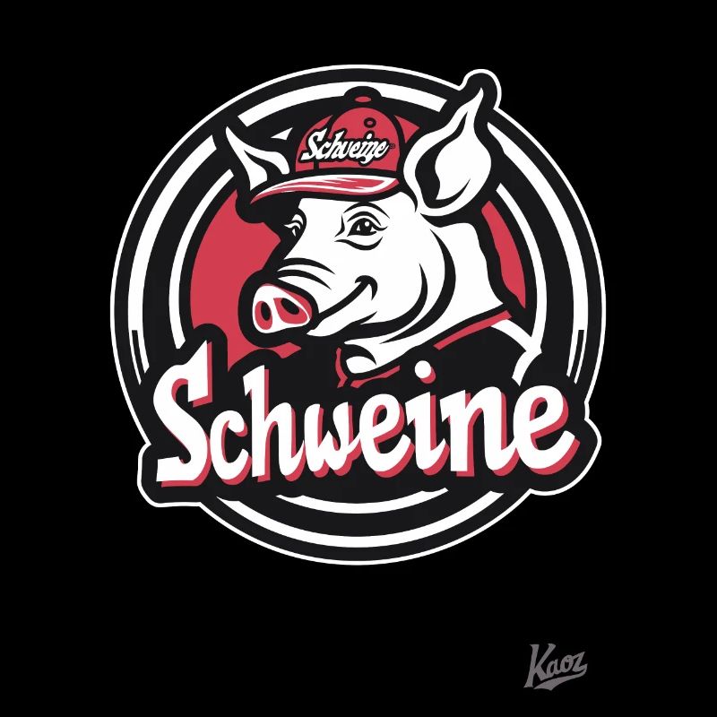 Casquette vraiment cool : Cochon dans l’équipe de cochons
