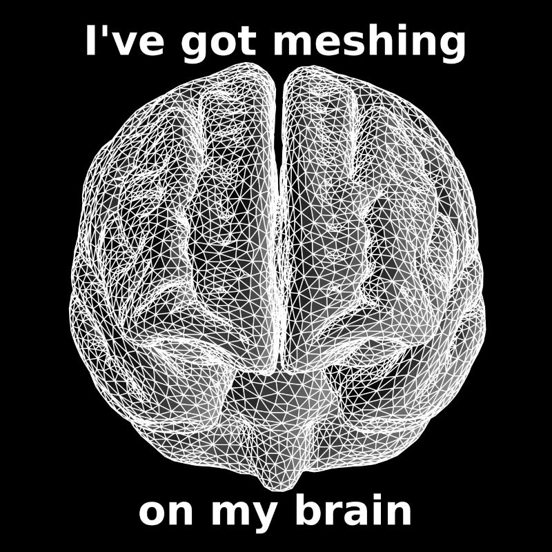 Meshing on my brain - dark