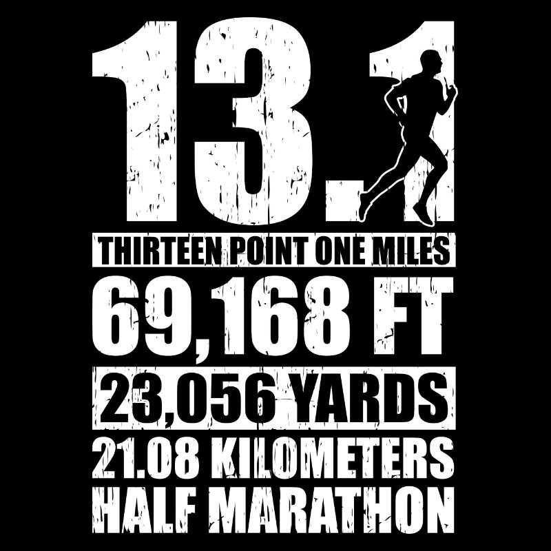 Half marathon 13.1 miles