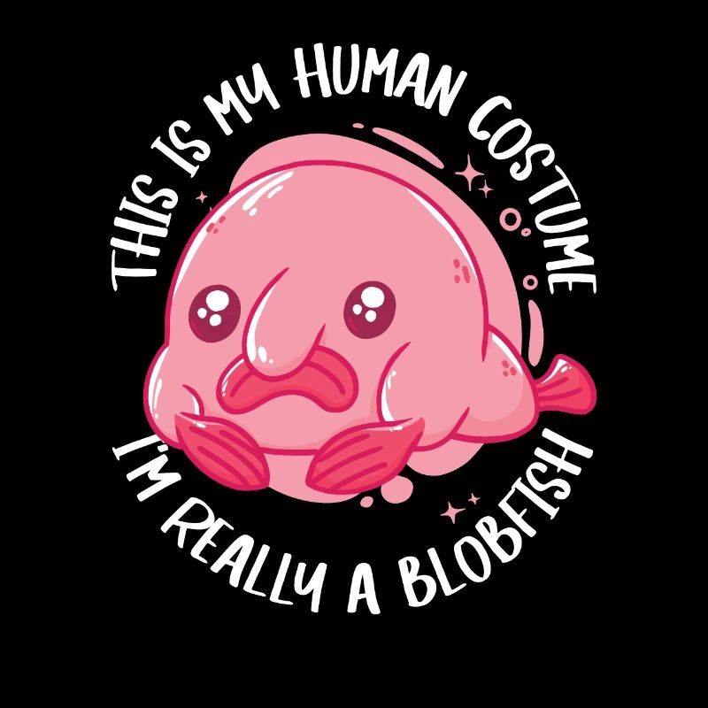 Blobfish Poisson Funny Blob Blobby Blobfish