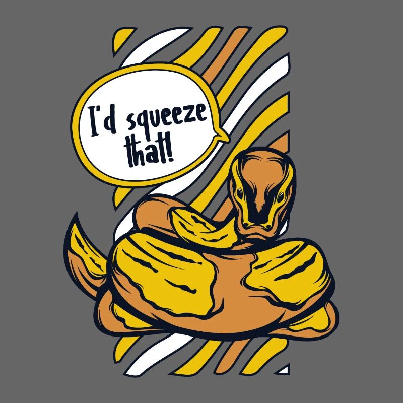 I'd Squeeze That Python Schlange Banana Ball