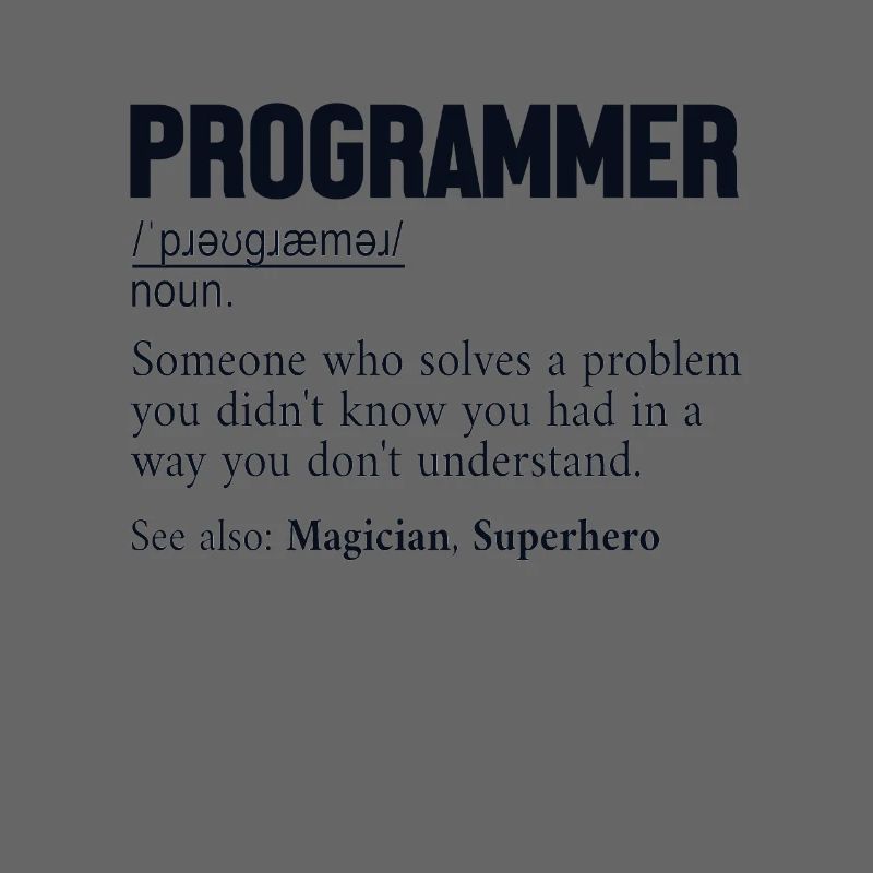 Programmer Definition Softwareentwickler Coder