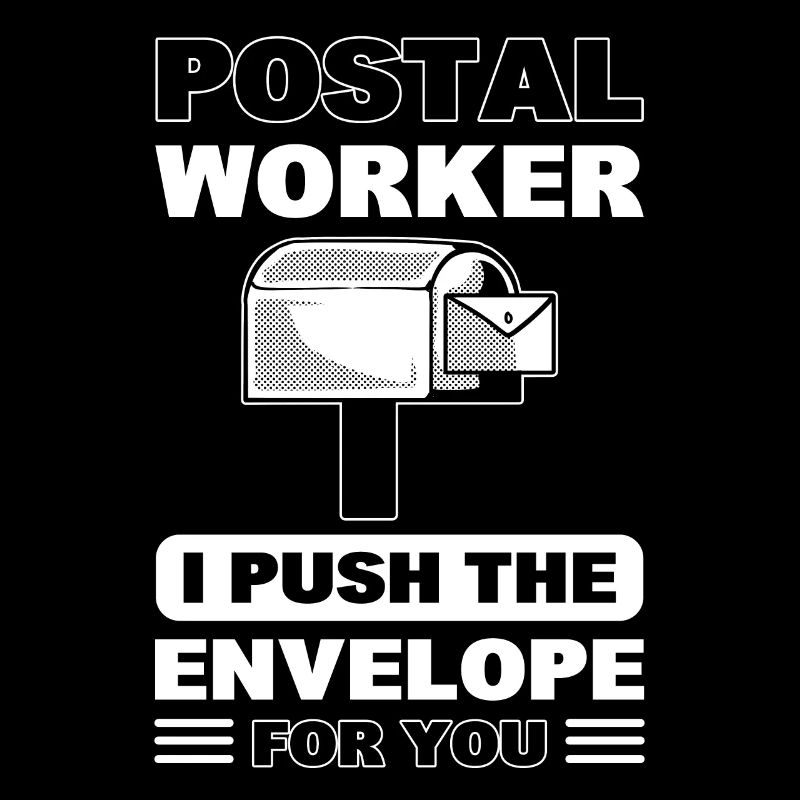 Funny Postal Worker Postman