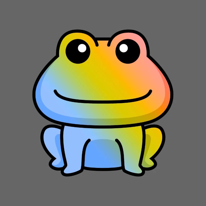 Frosch Comic Tier