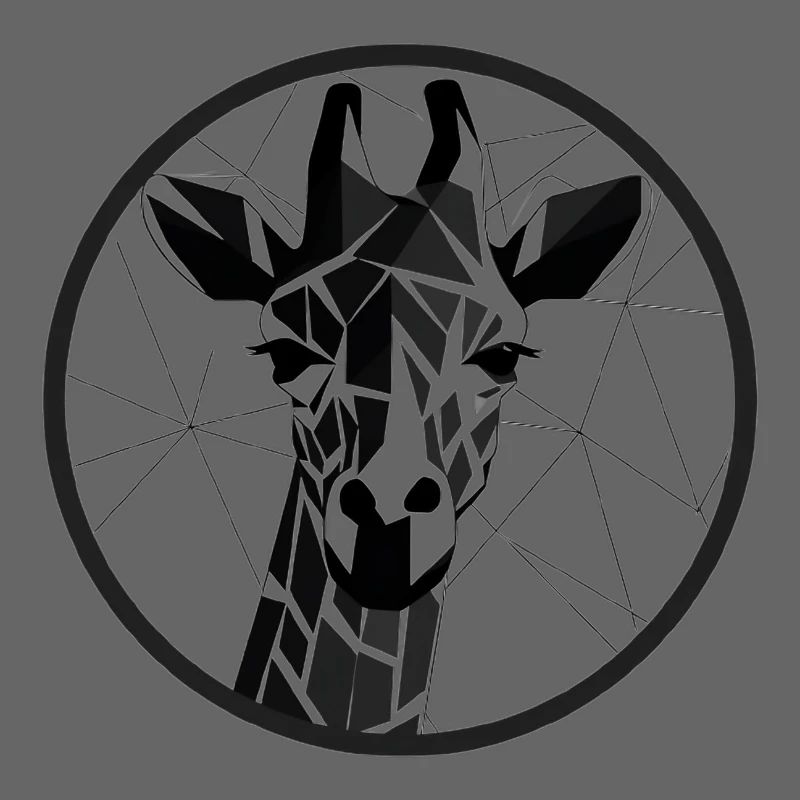 Giraffe Triangle Design