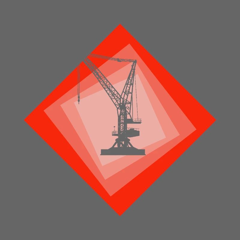 Crane Construction Site Construction Worker