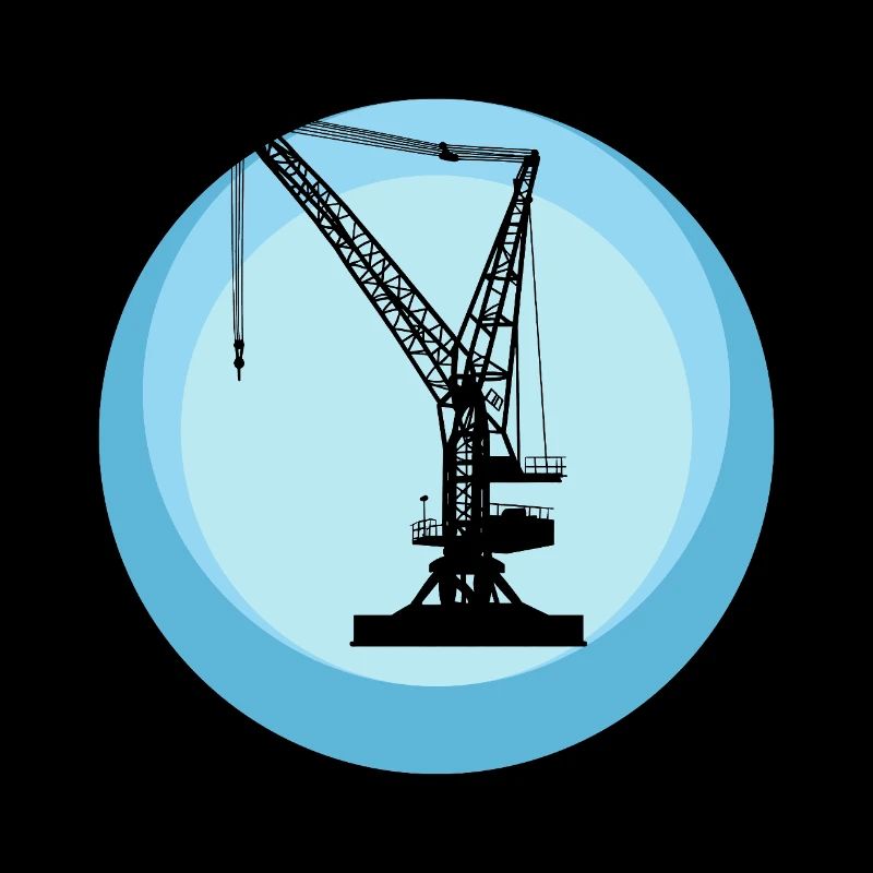 Crane construction site