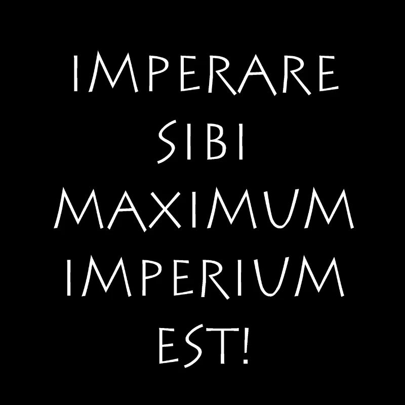 Imperare sibi maximum imperium est