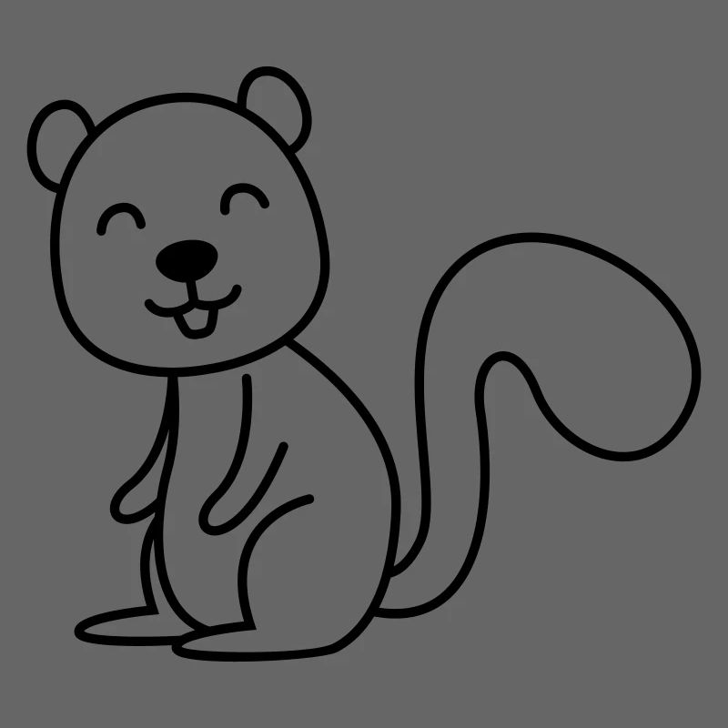 Eichhörnchen Comic Tier