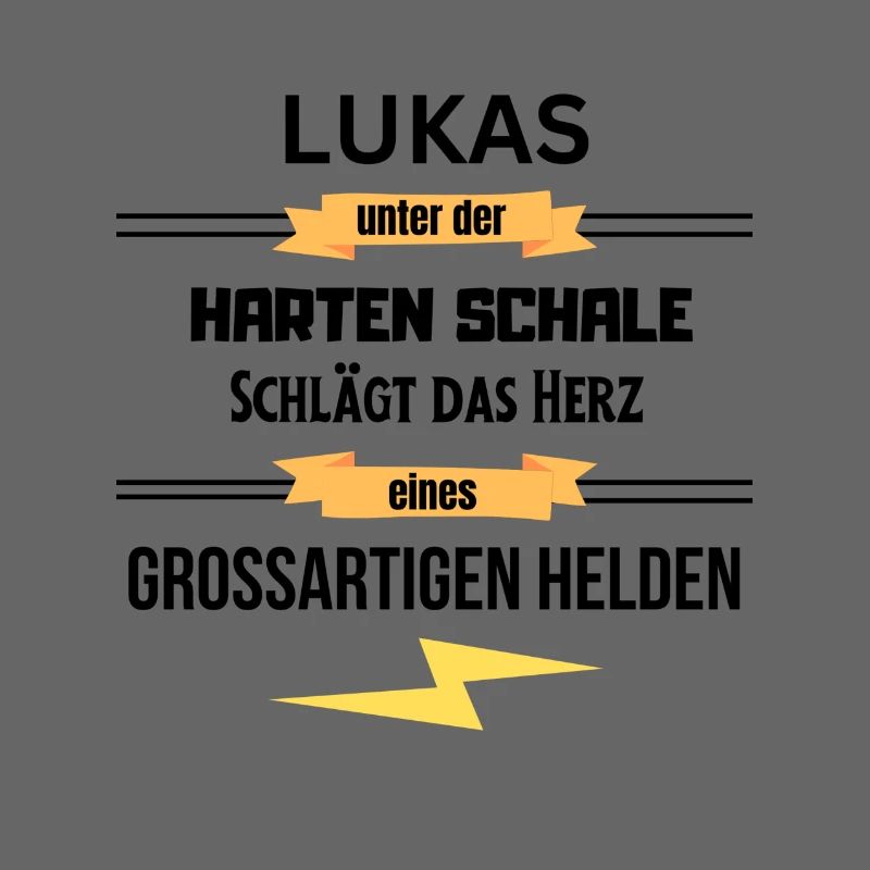 Lukas unter harte Schale eines Großartigen Helden