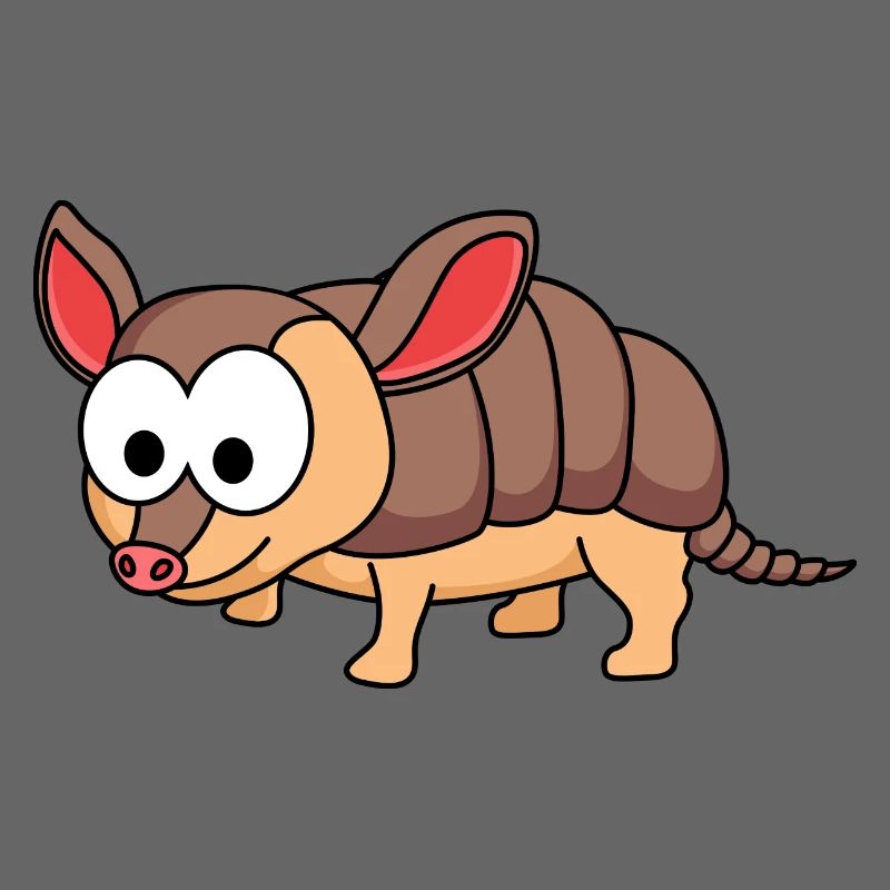 Gürteltier Comic Tier