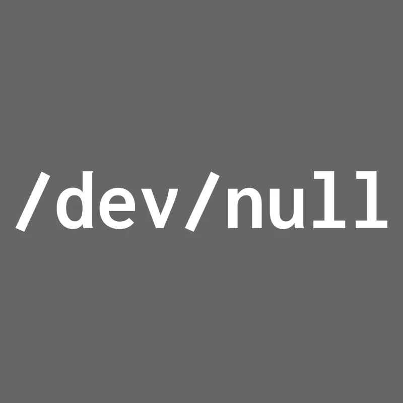 Dev null web developer humor funny