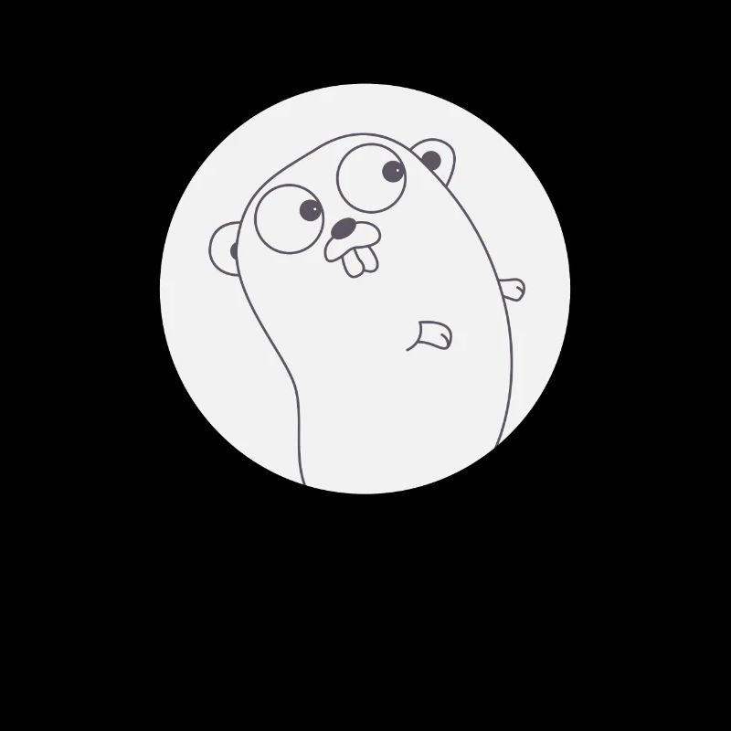 Golang Gopher Programmierer T-Shirt