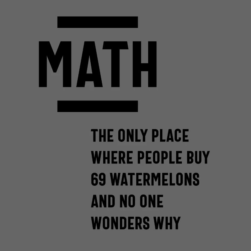 Math. Cadeau drôle de citation de sarcasme de maths