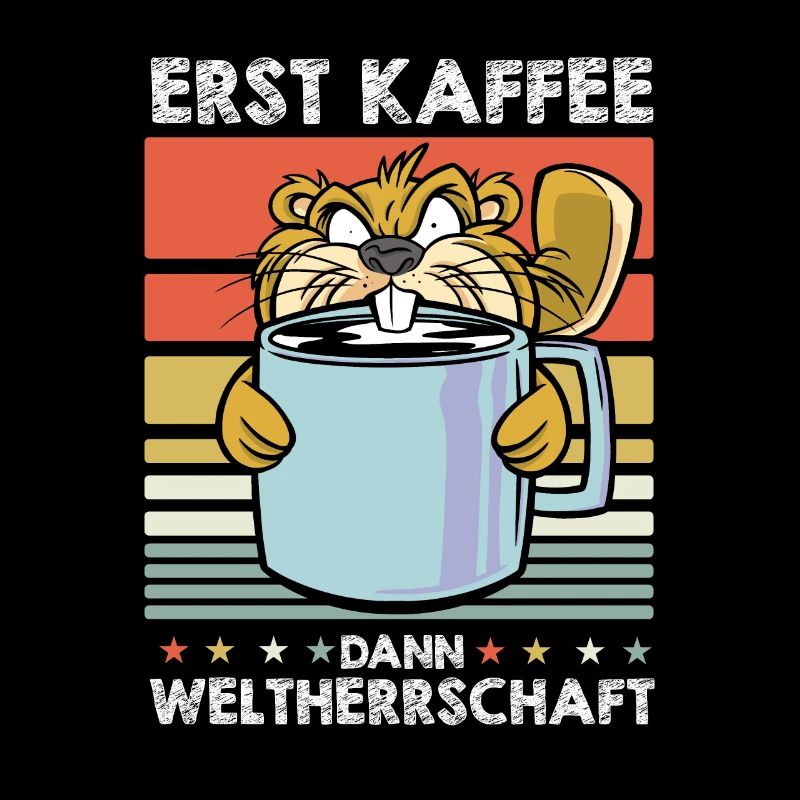 Biber Kaffee-Sonnenbrille