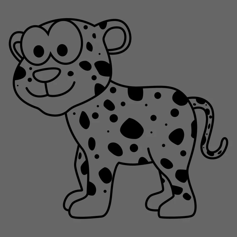 Leopard Comic Animal