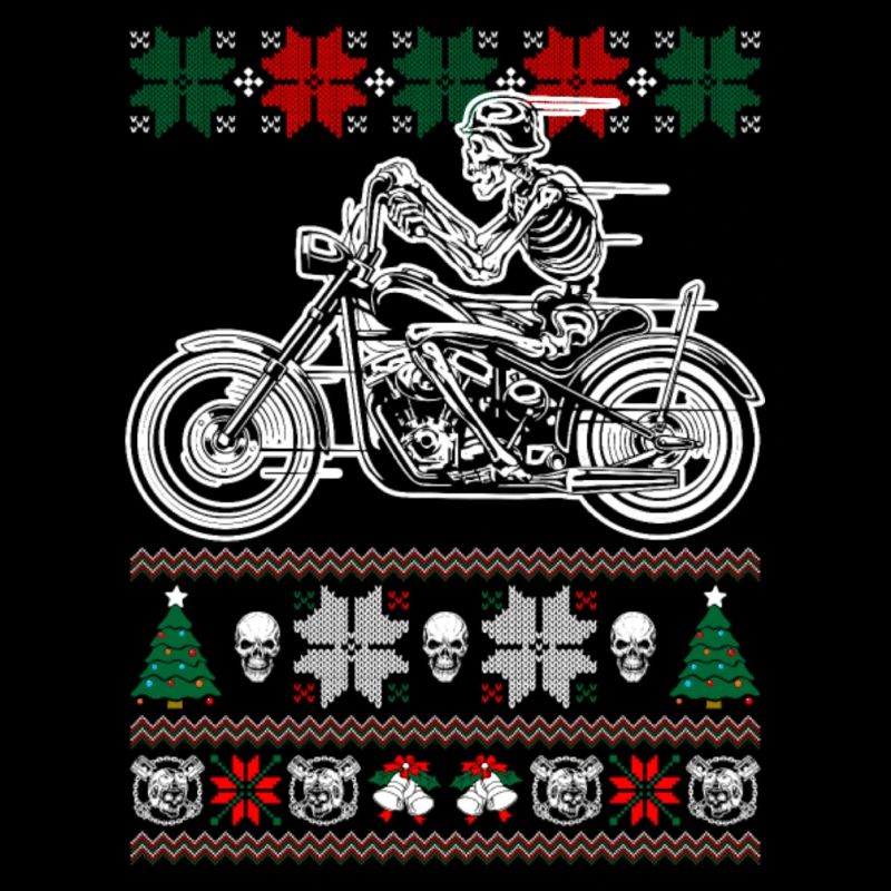 biker noël pull outlaw