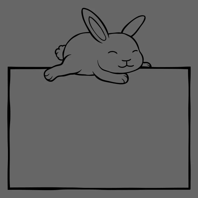 Rabbit sleeps shield