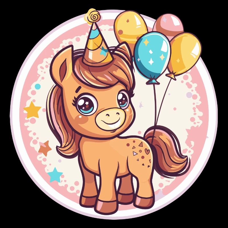 Cheval Anniversaire Bébé