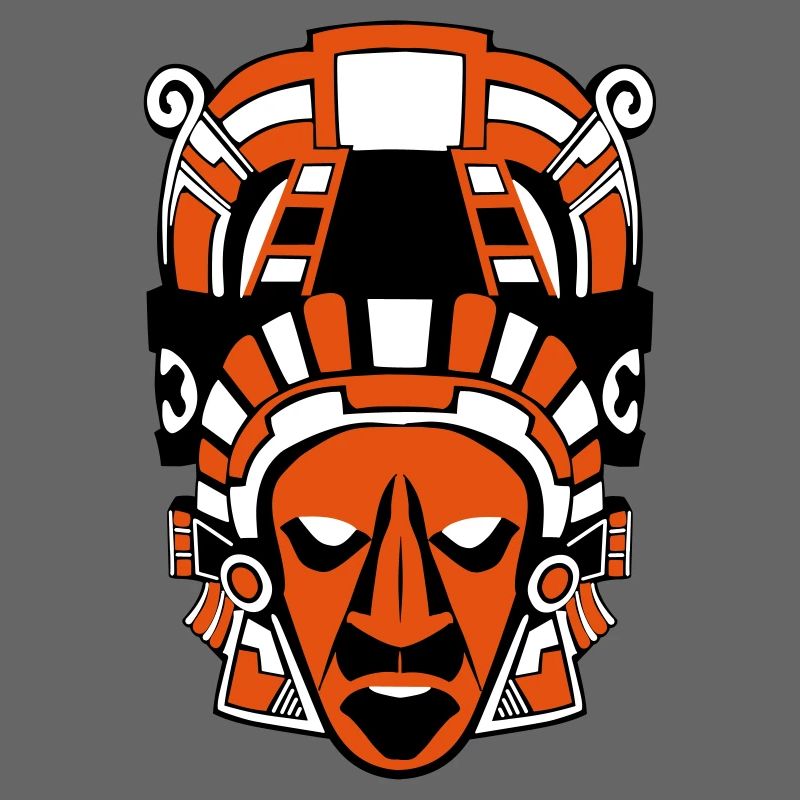 Maya oder aztekische Maske