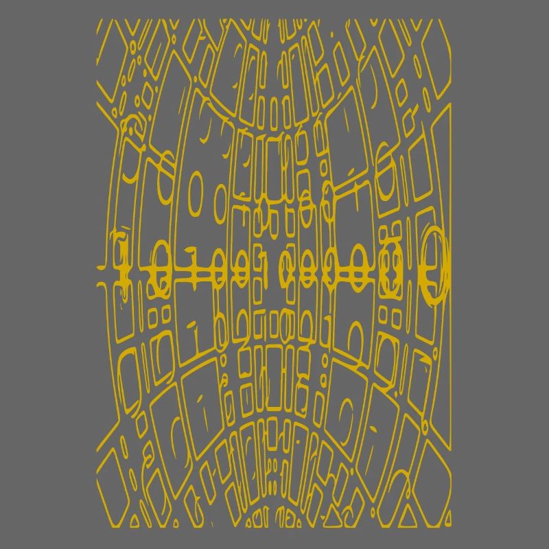 Binary Code Abstract (yellow)