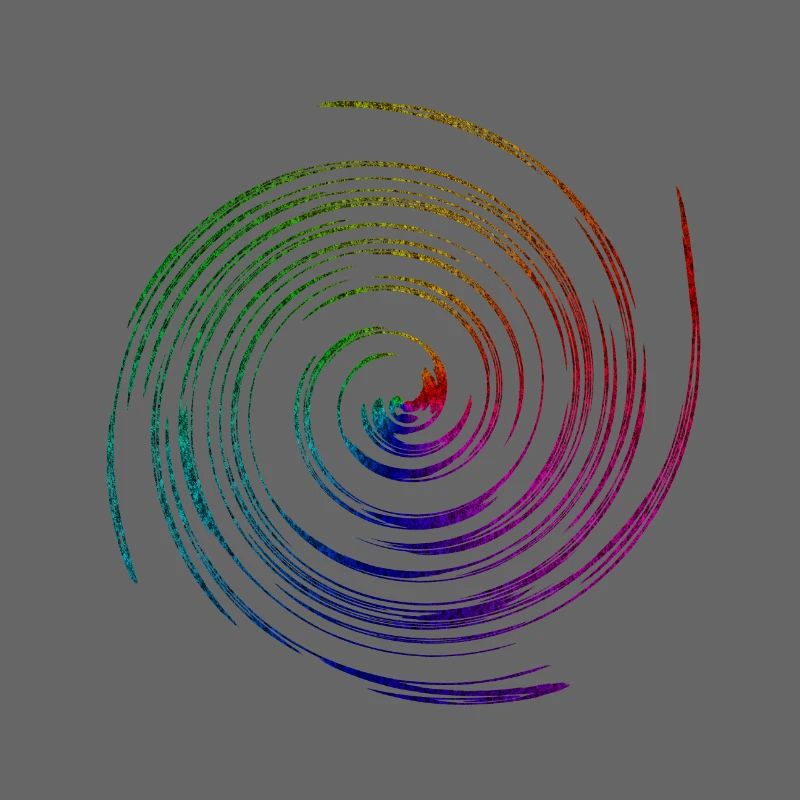 Rainbow whirl oder Regenbogen wirbel