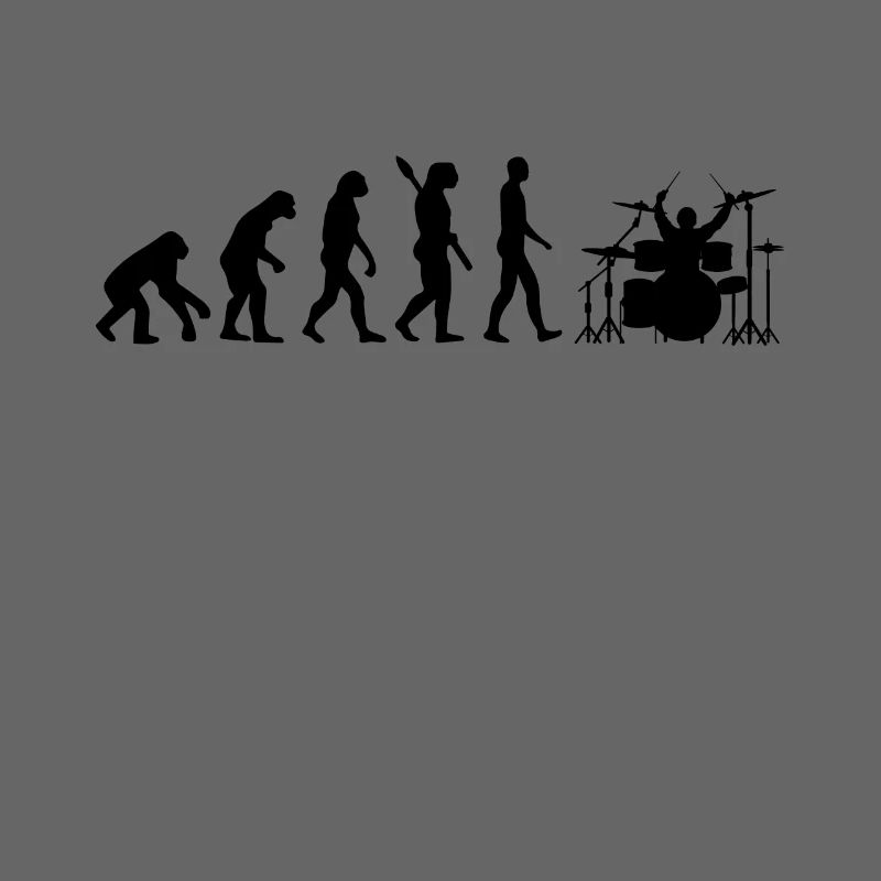 Drummer Drums Evolution Drummer Gift