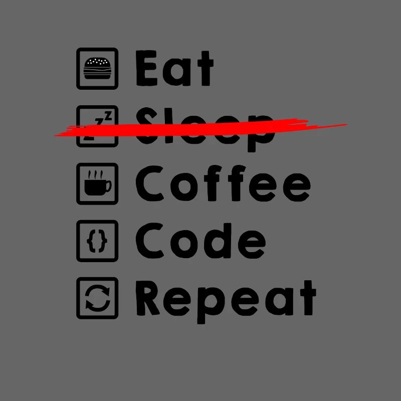 Eat Coffee Code Repeat