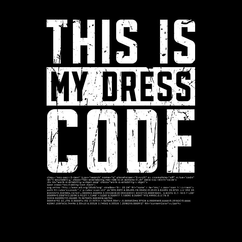Das ist mein Dresscode - Programmiersprache