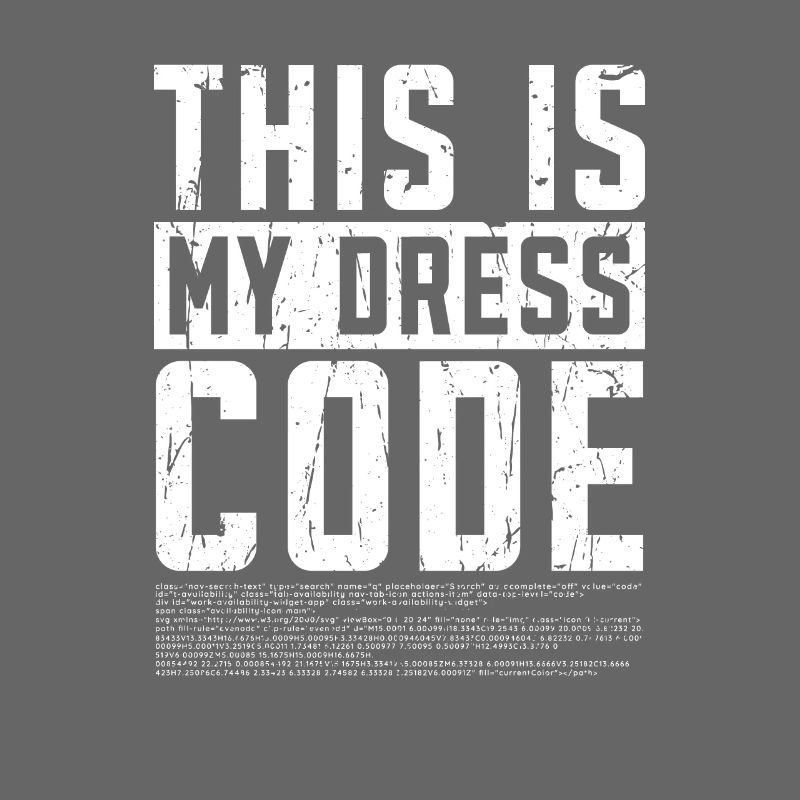 Voici mon code vestimentaire - langage de programmation