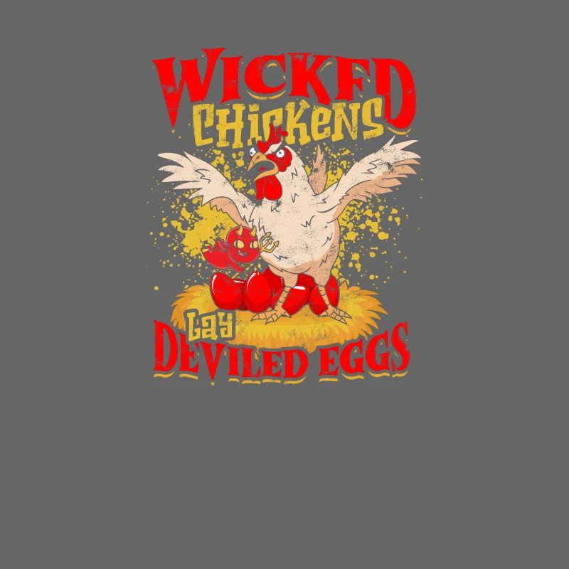 Wicked Chicken Lay Deviled Eggs - chicken
