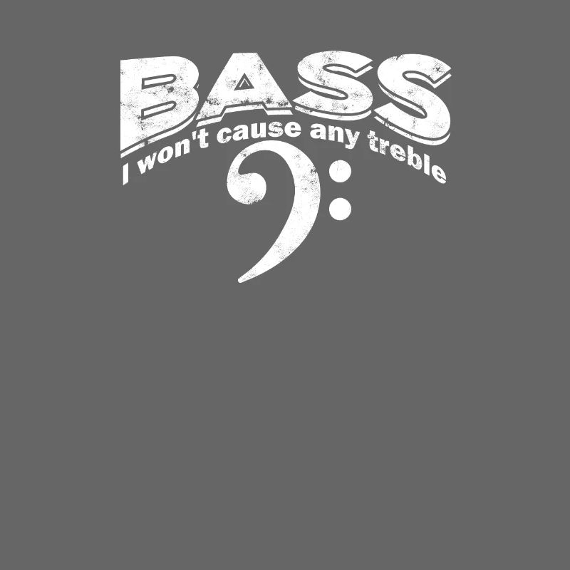 Basse Je ne causerai pas d’aigus - clef de basse