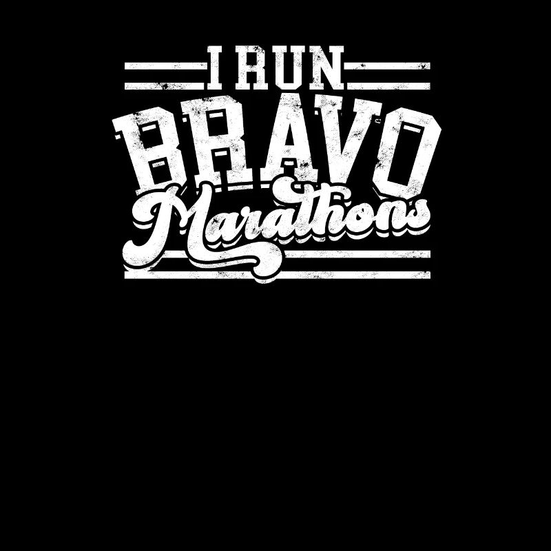 I run bravo marathons - runner