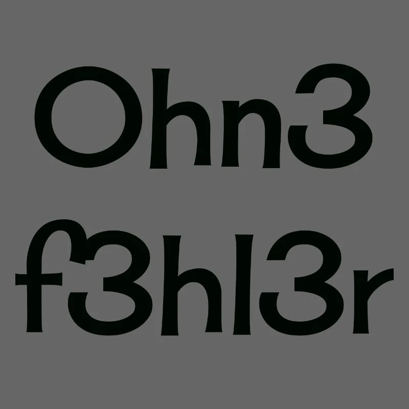 ohne fehler