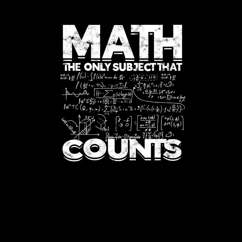 Math The only subject that counts - statistics