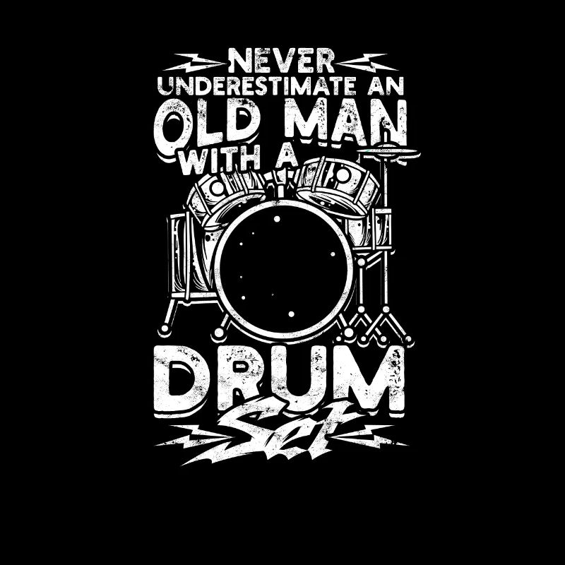 Never underestimate an old man with a drum set -